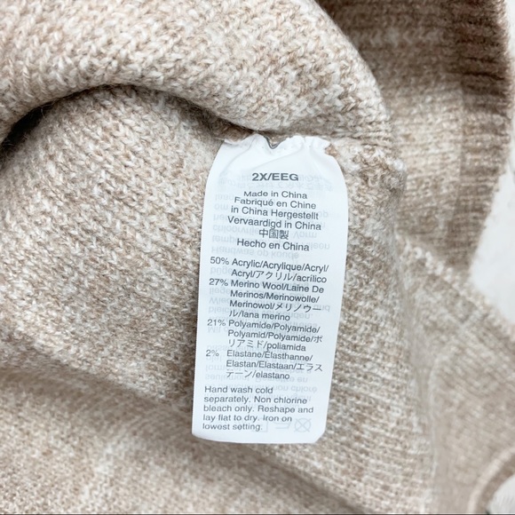 Madewell Windowpane Cozy Turtleneck Sweater - Picture 9 of 9